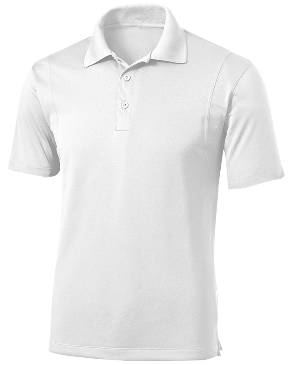 Wholesale Men’s Performance Work Polo | Moisture - Wicking, Snag - Resistant Uniform Shirt for Restaurants, Offices & Schools White Small
