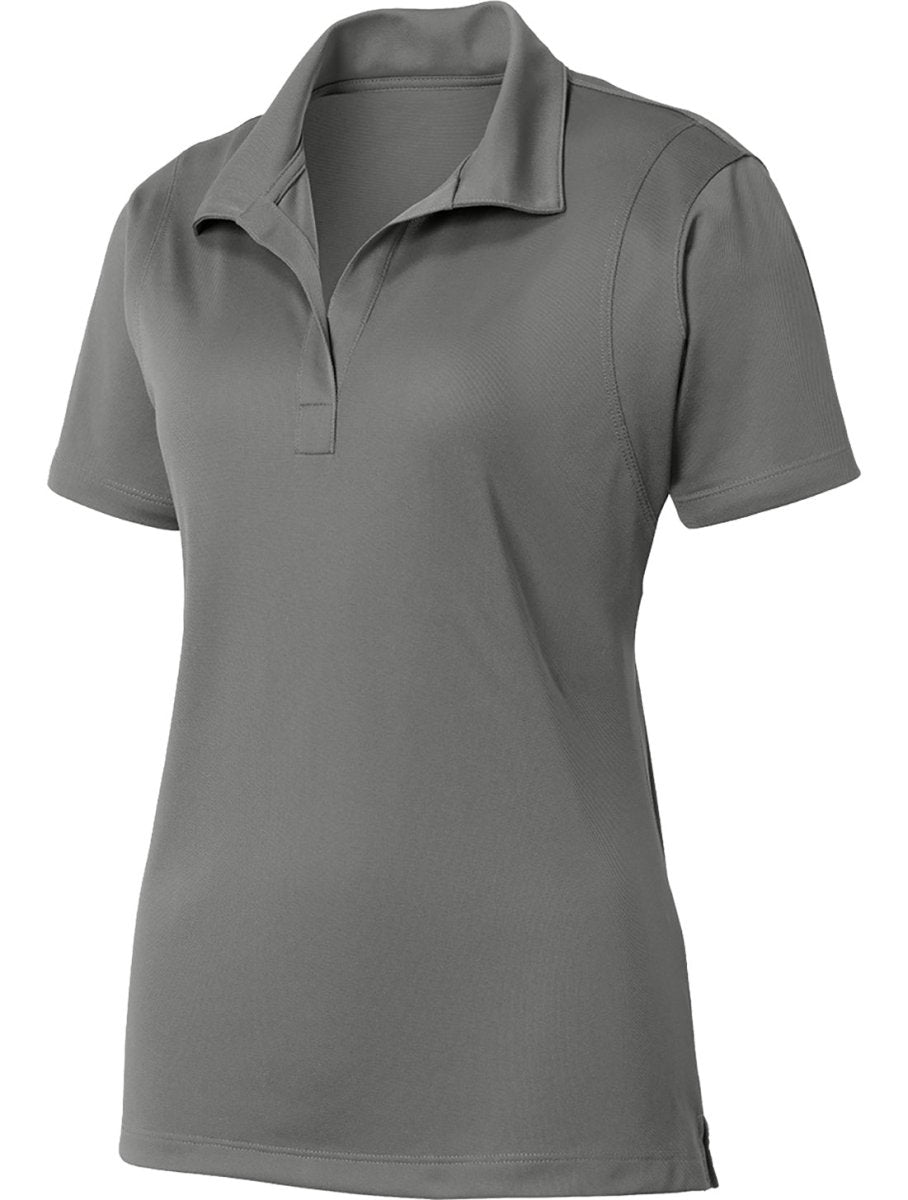 Wholesale Women’s Performance Work Polo | Moisture - Wicking, Snag - Resistant Uniform Shirt for Restaurants, Offices & Schools Grey Concrete XS Polos/Knits