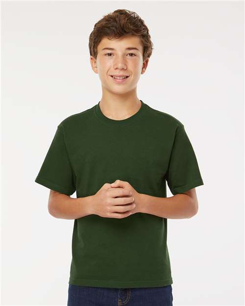 Wholesale Youth Soft Touch T-Shirt Forest Green XS Short Sleeve T-Shirts