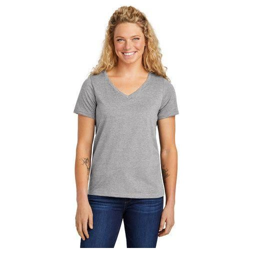 Women’s Daily V - Neck Tee Athletic Heather X - Small Short Sleeve T-Shirts