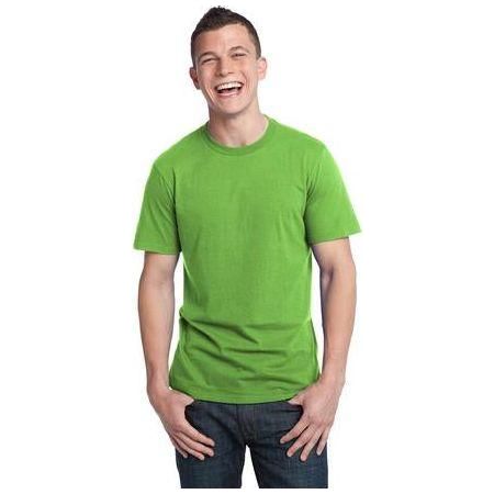 Young Mens The Concert Tee Small Neon Green Short Sleeve T-Shirts
