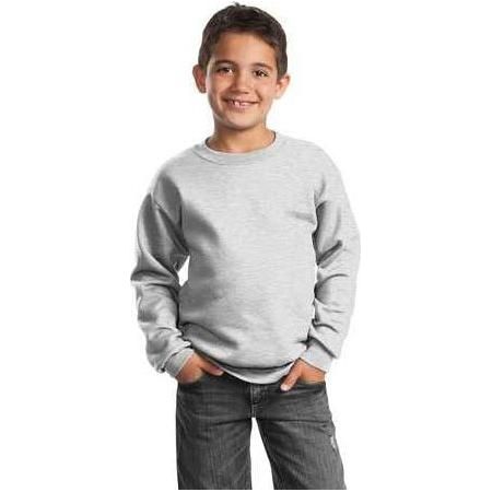 Youth Crewneck Sweatshirt Ash Youth X - Small Crewneck Sweatshirts