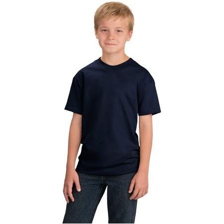 Youth Essential T-Shirt Youth Medium Navy Short Sleeve T-Shirts