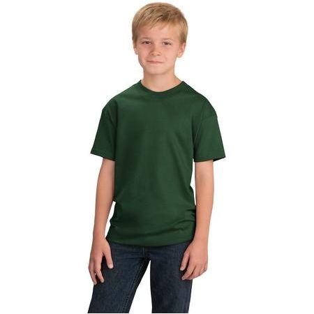 Youth Essential T-Shirt Youth Small Dark Green Short Sleeve T-Shirts