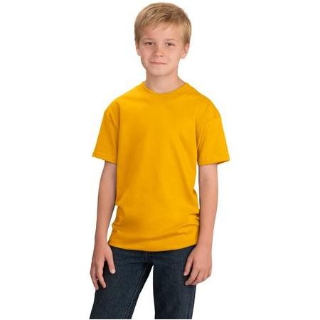Youth Essential T-Shirt Youth Small Gold Short Sleeve T-Shirts
