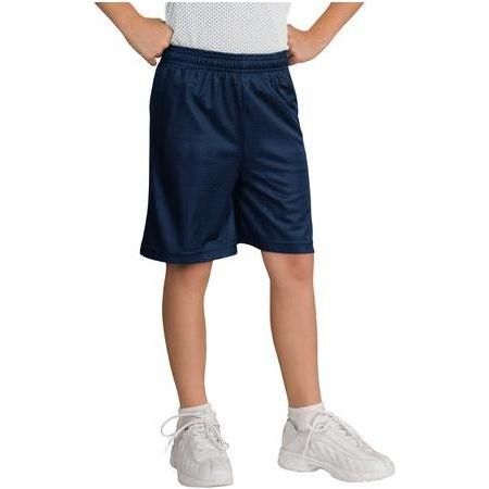 Youth PosiCharge™ Classic Mesh Short True Navy Small