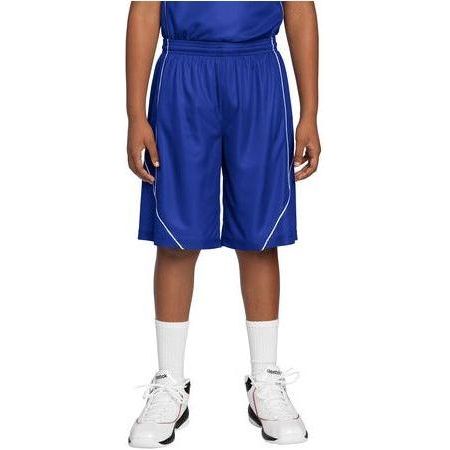 Youth PosiCharge™ Mesh Reversible Spliced Short True Royal Youth X - Small
