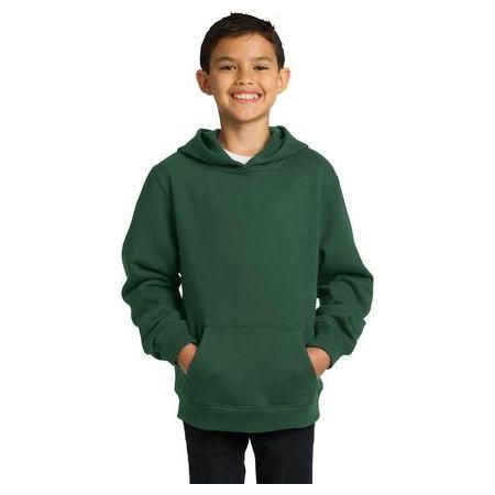 Youth Pullover Hooded Sweatshirt Youth X - Large Forest Green Sweatshirts