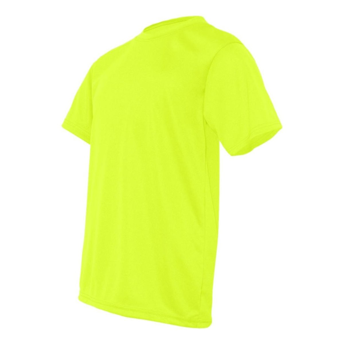 Youth Short Sleeve Performance T-Shirt Safety Yellow Small Short Sleeve T-Shirts