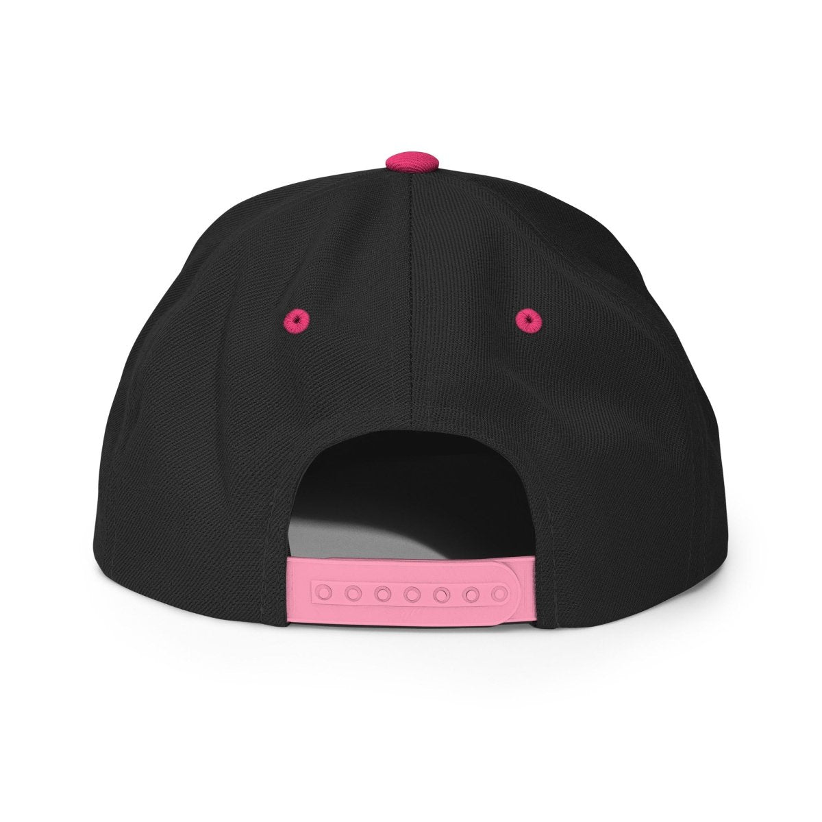 YP Classics 6089M | Create Your Own Custom Snapback Hat Black/ Neon Pink