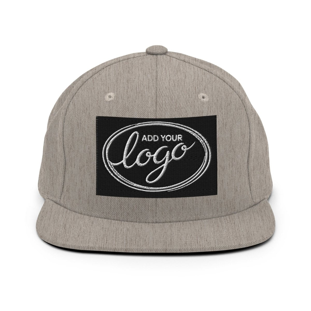 YP Classics 6089M | Create Your Own Custom Snapback Hat Heather Grey
