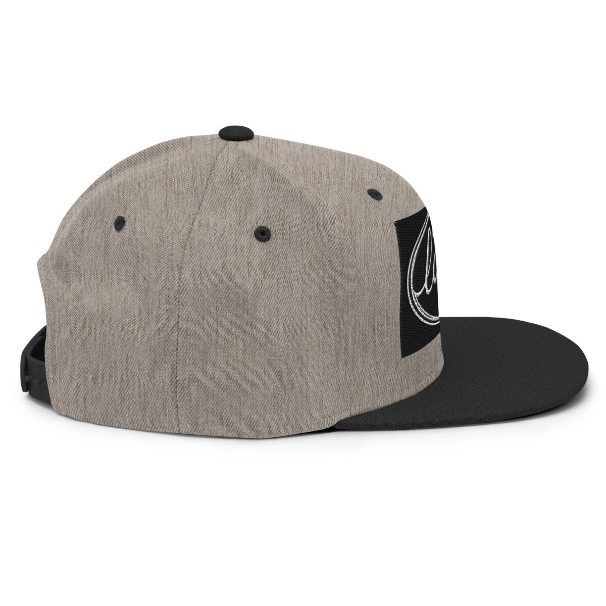 YP Classics 6089M | Create Your Own Custom Snapback Hat Heather/Black