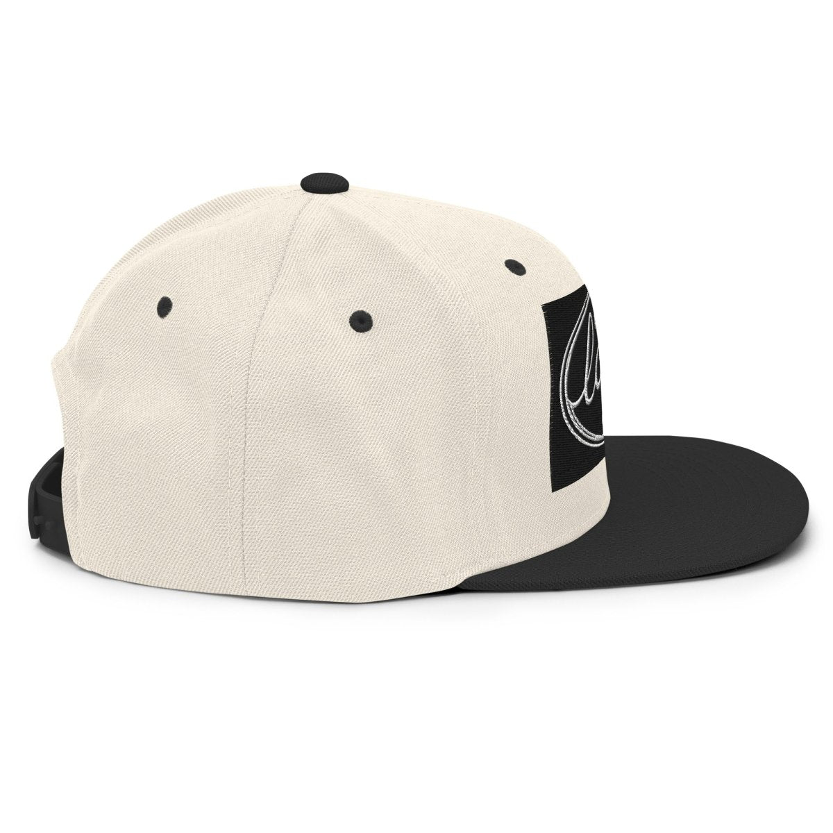 YP Classics 6089M | Create Your Own Custom Snapback Hat Natural/ Black