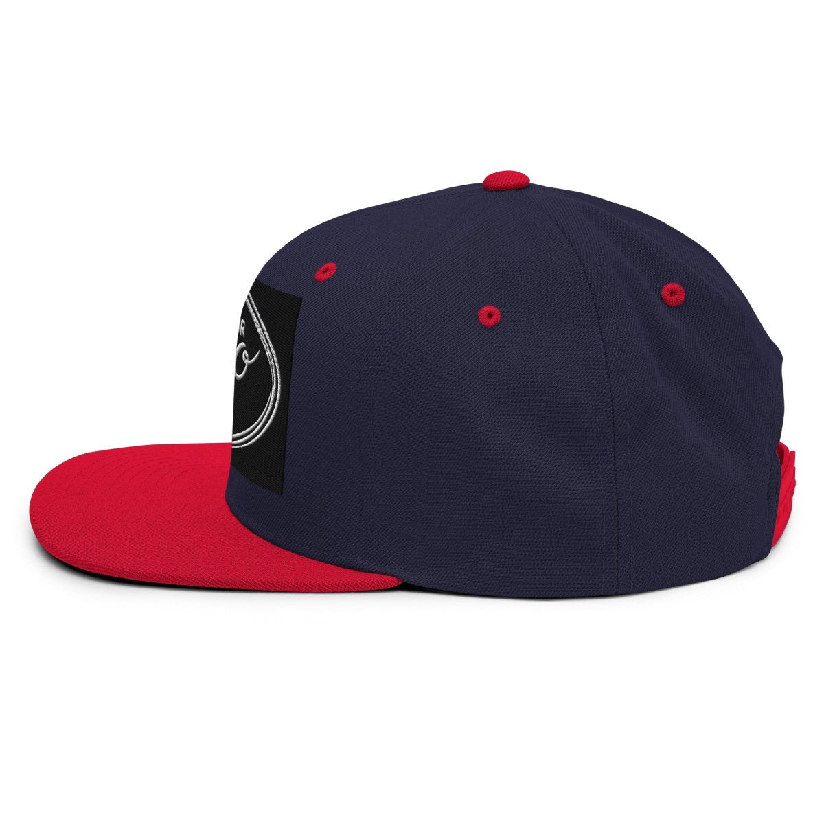 YP Classics 6089M | Create Your Own Custom Snapback Hat Navy/ Red