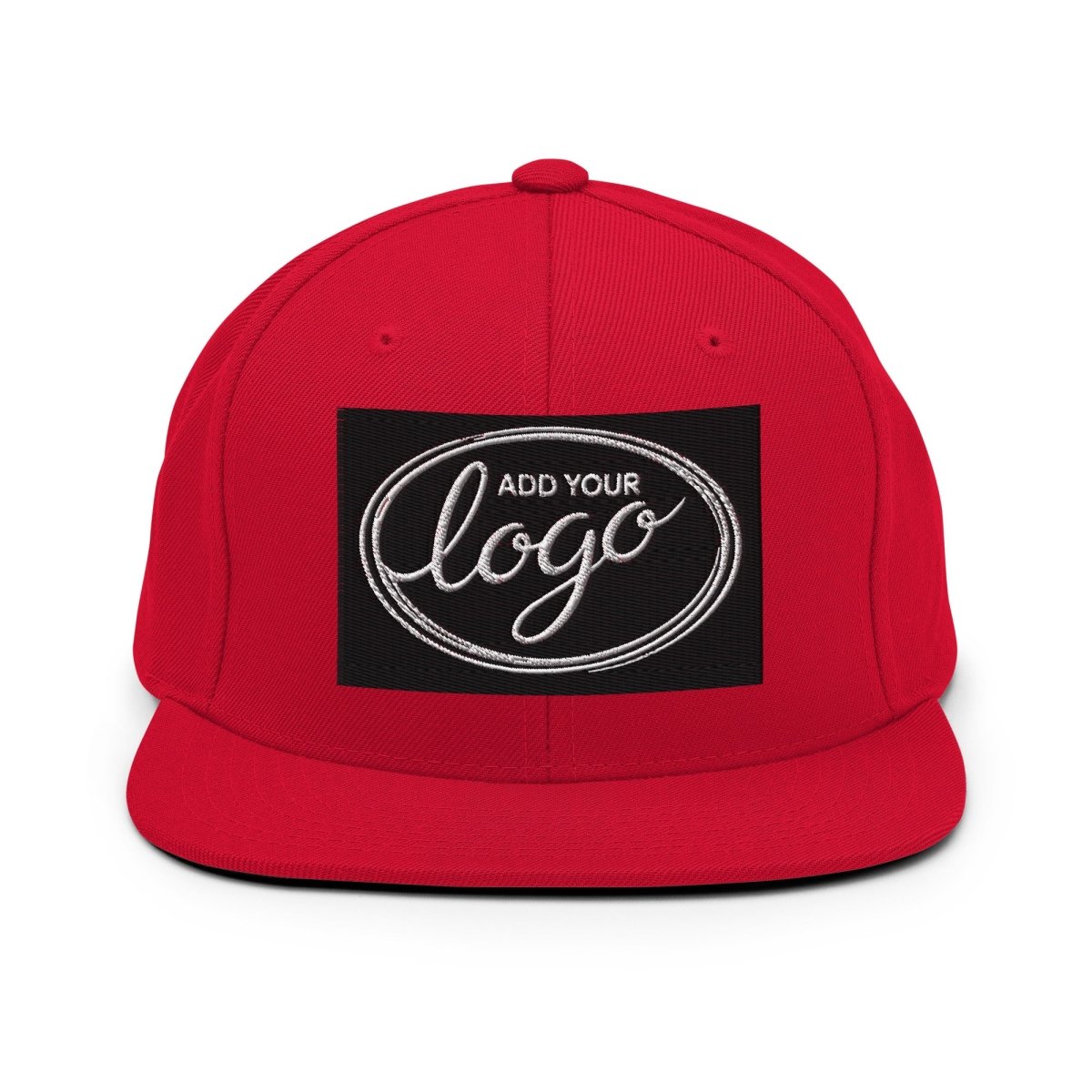 YP Classics 6089M | Create Your Own Custom Snapback Hat Red
