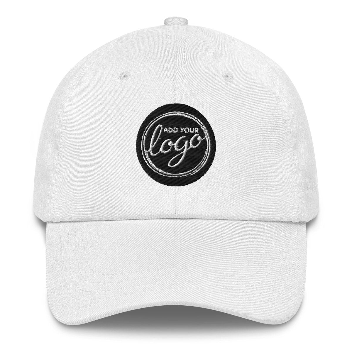 Yupoong 6245CM Dad Hat | Create Your Own Custom Dad Hat White