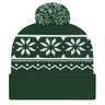 Cap America USA-Made Beanie RKF12 Snowflake Knit Cap with Cuff