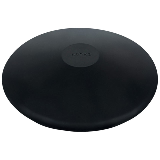Champion Sports Rubber Practice Discus, 1.6 kg , Black Champion Sports