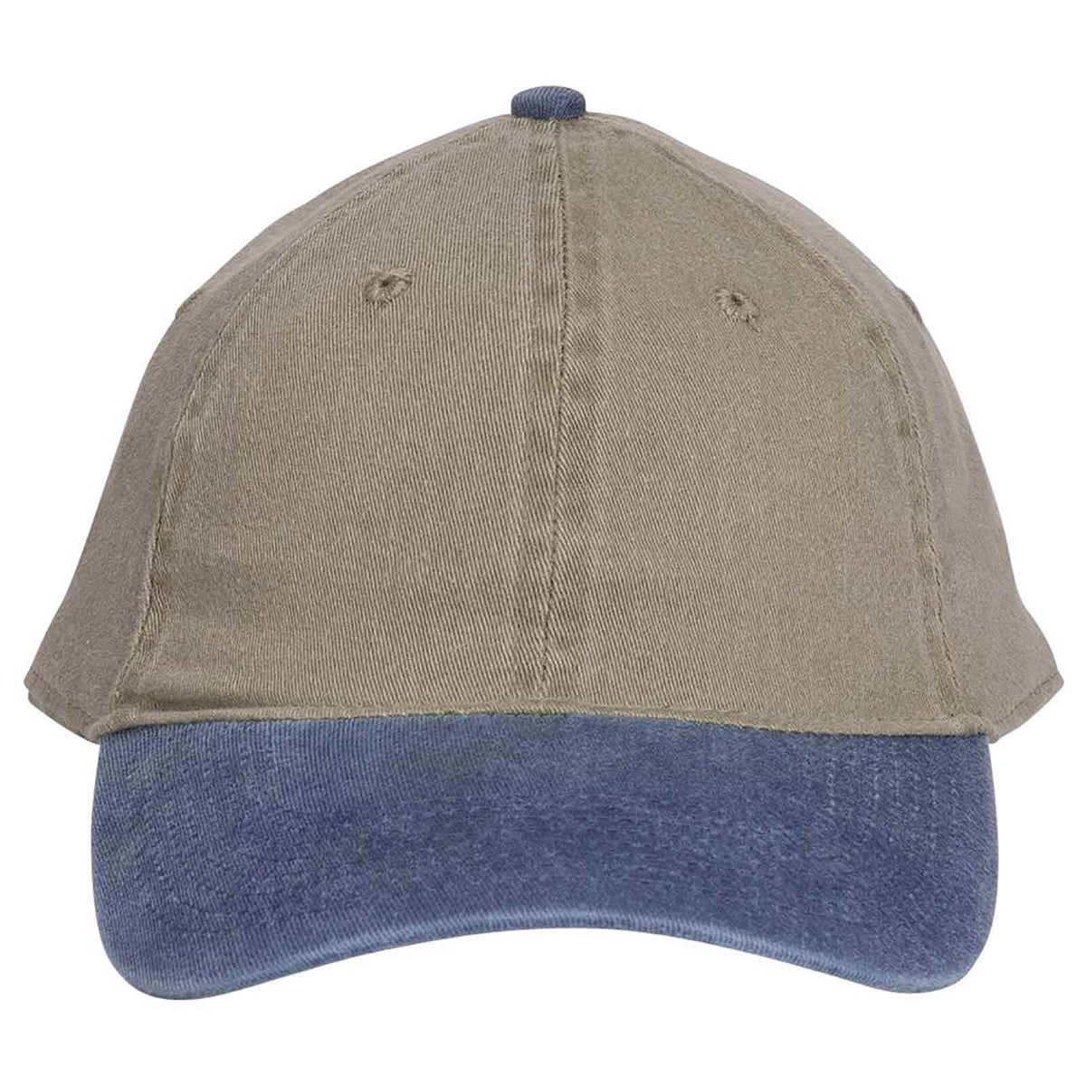 OTTO CAP "OTTO FLEX" 6 Panel Low Profile Dad Hat OTTO 10-271 Otto Cap 0432 - Nvy/Kha L/XL