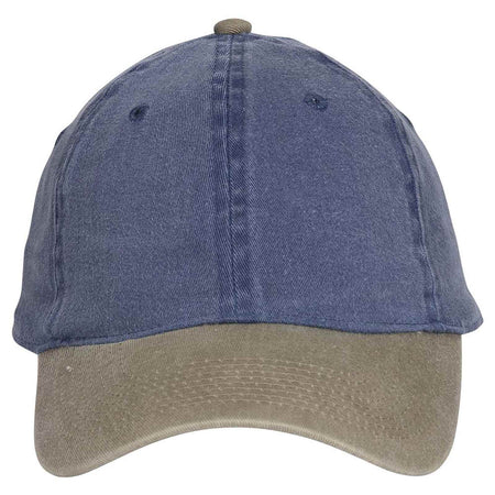 OTTO CAP "OTTO FLEX" 6 Panel Low Profile Dad Hat OTTO 10-271 Otto Cap 3204 - Kha/Nvy L/XL