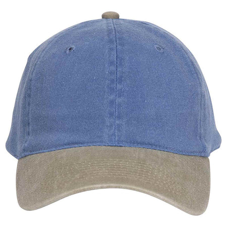 OTTO CAP "OTTO FLEX" 6 Panel Low Profile Dad Hat OTTO 10-271 Otto Cap 3230 - Kha/Sk.Blu S/M