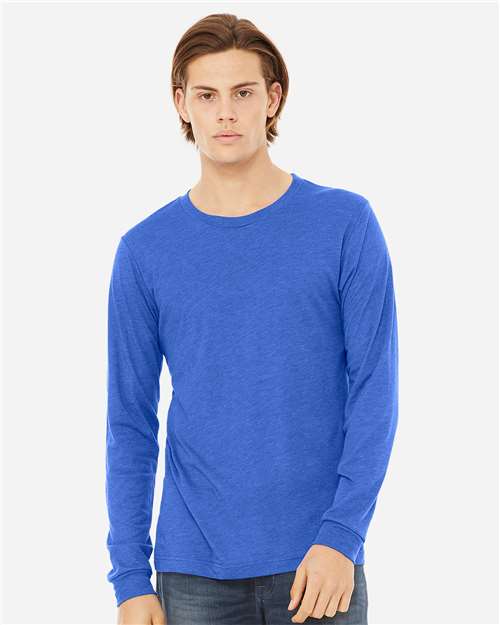 Bella + Canvas 3513 Unisex Triblend Long Sleeve Tee