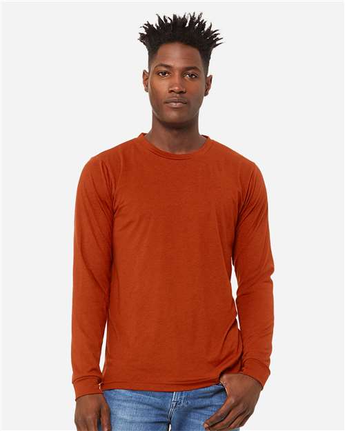 Bella + Canvas 3513 Unisex Triblend Long Sleeve Tee