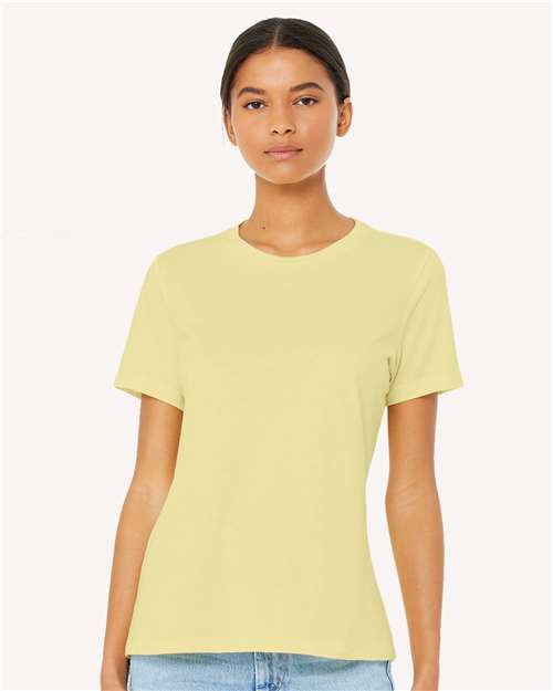Bella + Canvas 6400CVC Women’s Relaxed Fit Heather CVC Tee
