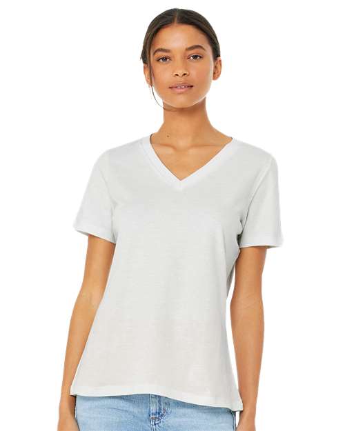 BELLA + CANVAS Women’s Relaxed Jersey V-Neck Tee - BELLA + CANVAS 6405