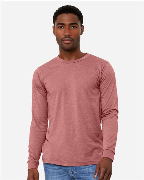 BELLA + CANVAS Heather CVC Long Sleeve Tee - BELLA + CANVAS 3501CVC