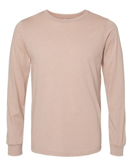 BELLA + CANVAS Heather CVC Long Sleeve Tee - BELLA + CANVAS 3501CVC