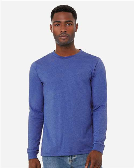 BELLA + CANVAS Heather CVC Long Sleeve Tee - BELLA + CANVAS 3501CVC