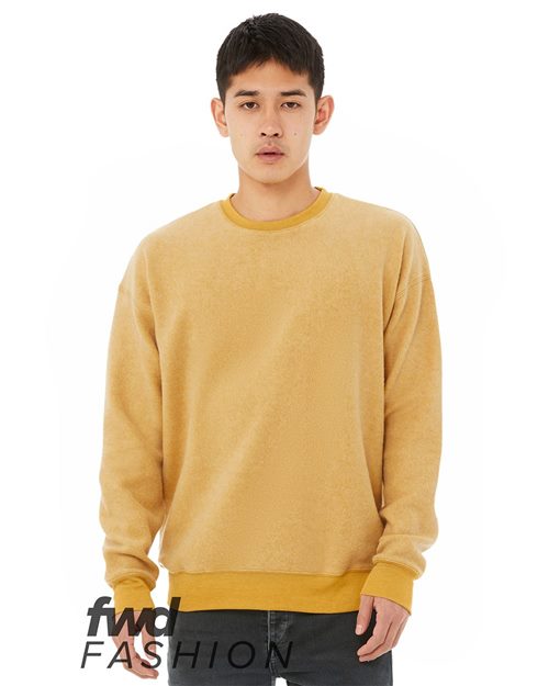BELLA + CANVAS Unisex FWD Fashion Sueded Drop Shoulder Crewneck Sweatshirt - BELLA + CANVAS 3345