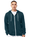Bella + Canvas 3739 Unisex Sponge Fleece Full-Zip Hoodie Sweatshirt