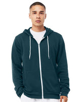 Bella + Canvas 3739 Unisex Sponge Fleece Full-Zip Hoodie Sweatshirt