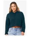 Bella + Canvas 7502 Women's Crop Fleece Hoodie Sweatshirt