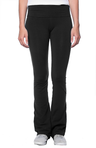 Royal Apparel 1004 Women's Cotton Spandex Yoga Pant - Black