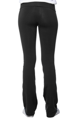 Royal Apparel 1004 Women's Cotton Spandex Yoga Pant - Black