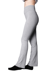 Royal Apparel 1004 Women's Cotton Spandex Yoga Pant - Heather Grey