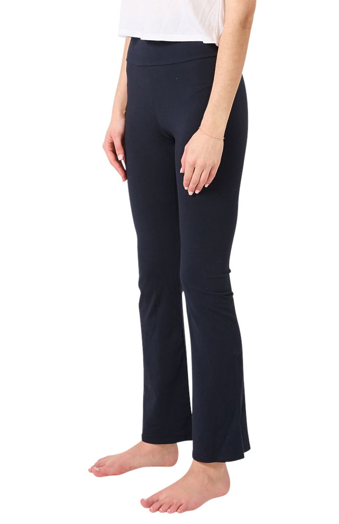 Royal Apparel 1004 Women's Cotton Spandex Yoga Pant - Navy