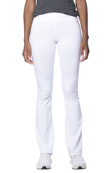 Royal Apparel 1004 Women's Cotton Spandex Yoga Pant - White