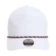 Imperial The Wrightson Cap - Imperial 5054 Imperial White/ Navy-Red Adjustable