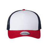 Imperial North Country Trucker Cap - Imperial 1287 Imperial White/ Red/ Dark Navy Adjustable