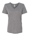 Bella + Canvas 6415 Women's Relaxed Triblend V-Neck Tee