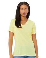 Bella + Canvas 6415 Women's Relaxed Triblend V-Neck Tee