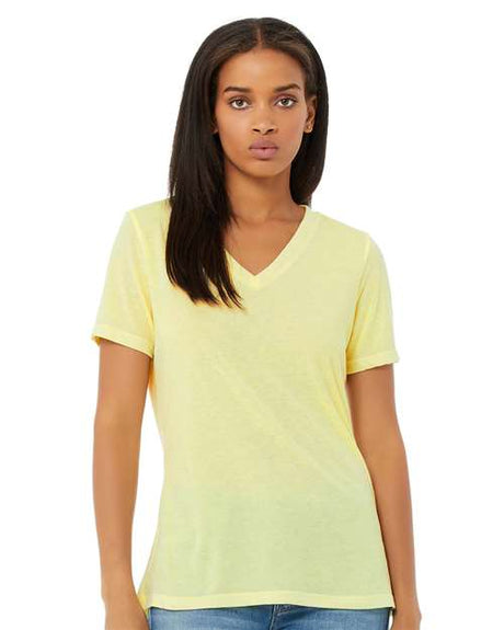 Bella + Canvas 6415 Women's Relaxed Triblend V-Neck Tee