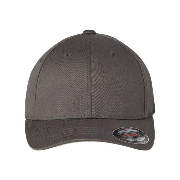 Flexfit Youth Cotton Blend Cap - Flexfit 6277Y Flexfit Dark Grey One Size