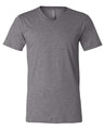BELLA + CANVAS Unisex Heather CVC V-Neck Tee - BELLA + CANVAS 3005CVC