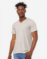 BELLA + CANVAS Unisex Heather CVC V-Neck Tee - BELLA + CANVAS 3005CVC