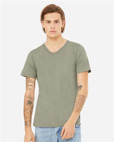 BELLA + CANVAS Unisex Heather CVC V-Neck Tee - BELLA + CANVAS 3005CVC